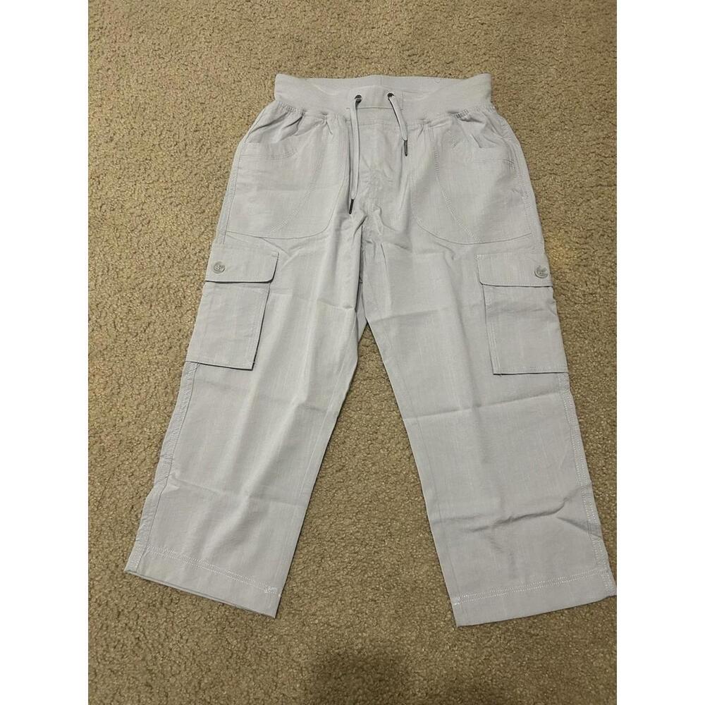 Women’s Capri Pants Size Small Elastic Waistband Outdoor Sports